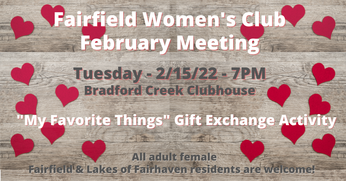 Copy of Fairfield Women’s Club September General Meeting (2)