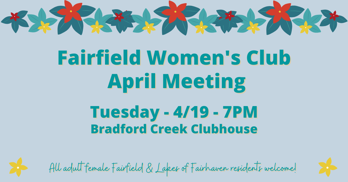 Copy of Fairfield Women’s Club September General Meeting